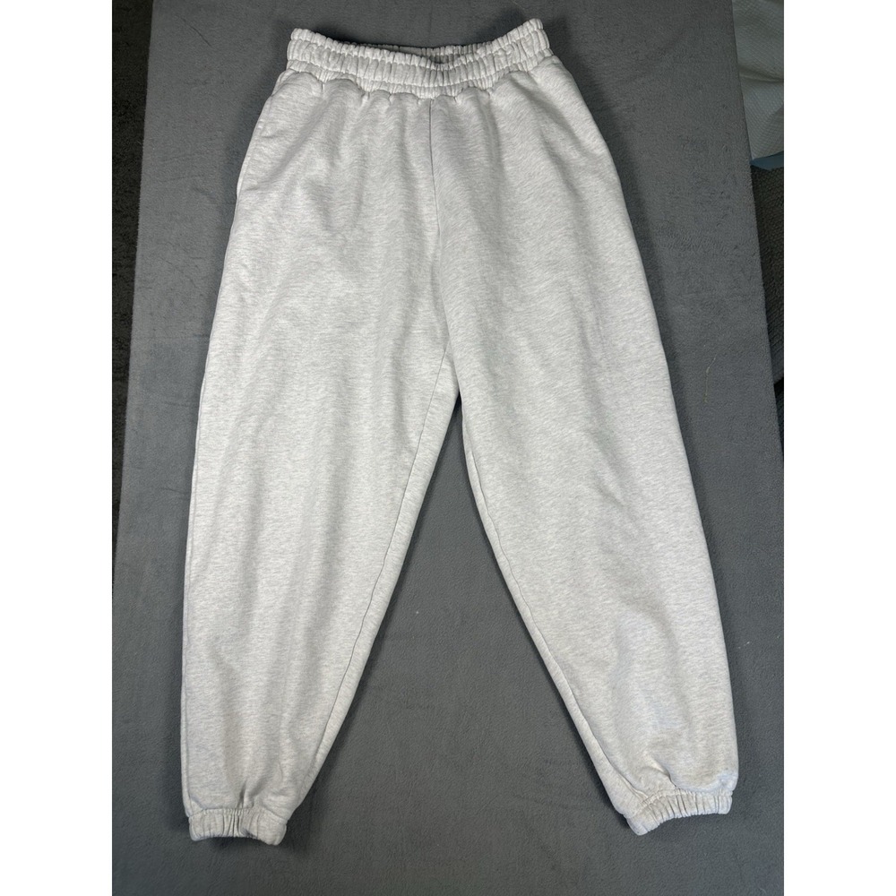 HOURS Heavyweight Baggy Jogger Sweatpants Men's Small Gray Fleece Oversized